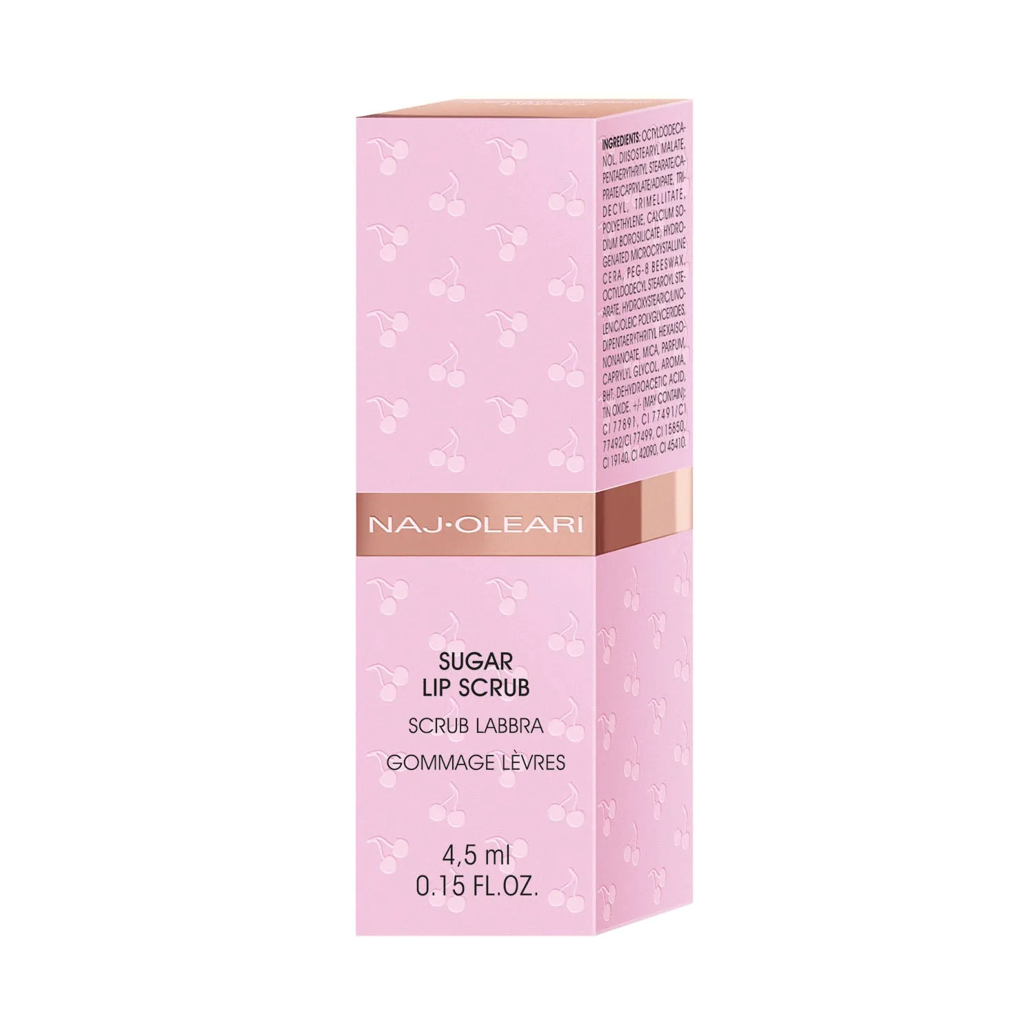Naj Oleari Sugar Lip scrub labbra 01 Rosa Trasparente esfoliante