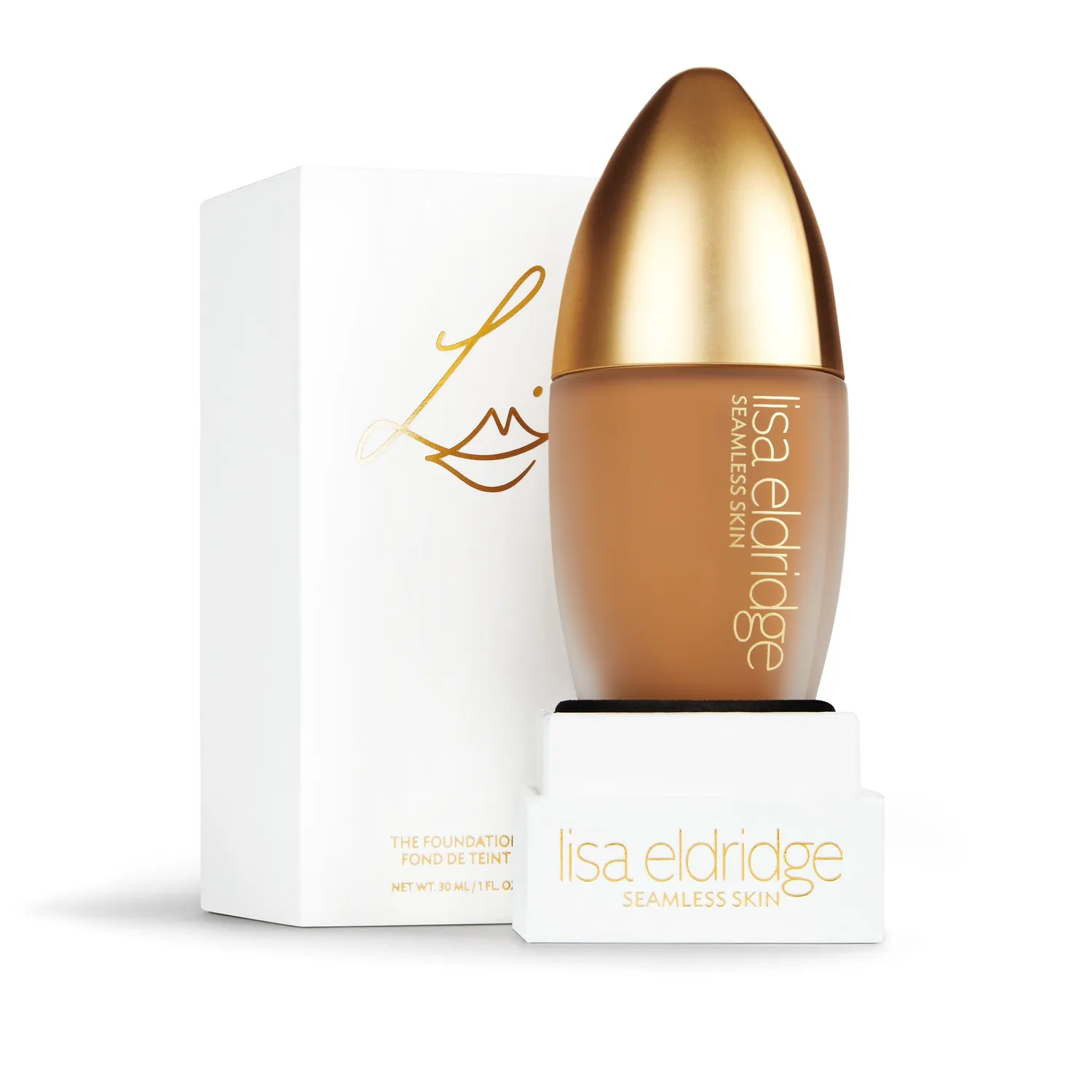 Lisa Eldridge The Foundation fondotinta No. 28 neutro scuro