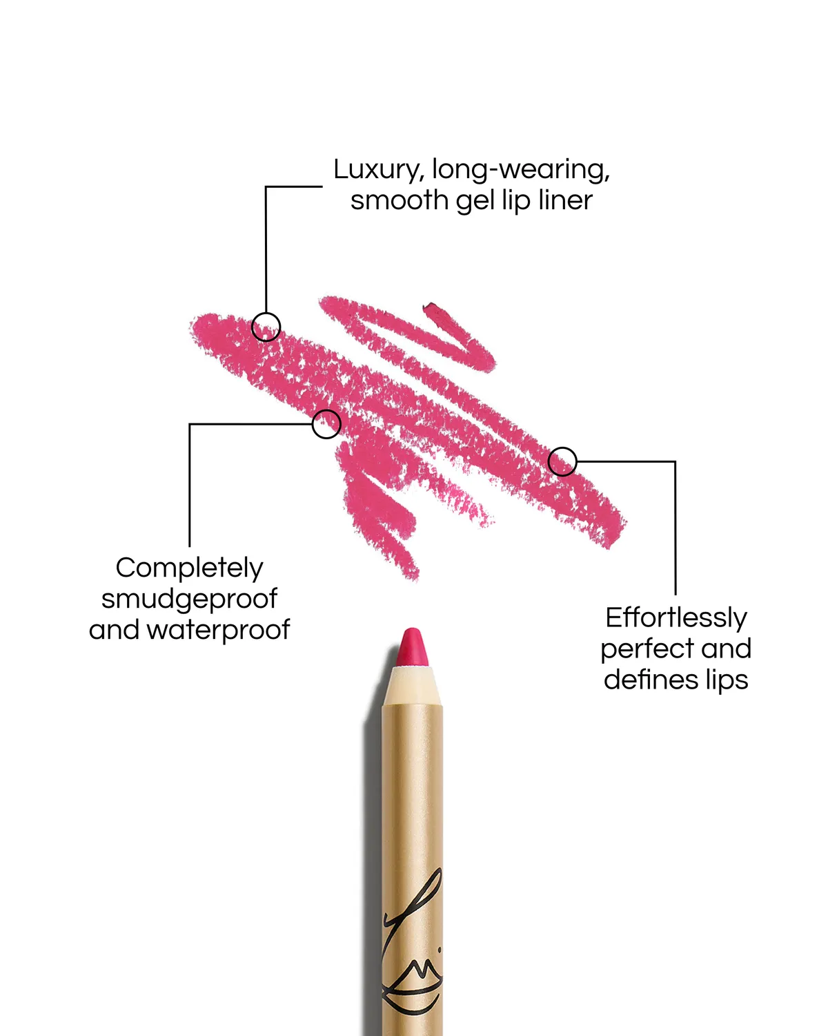Lisa Eldridge Enhance Define Carnival Matita Labbra Rosa