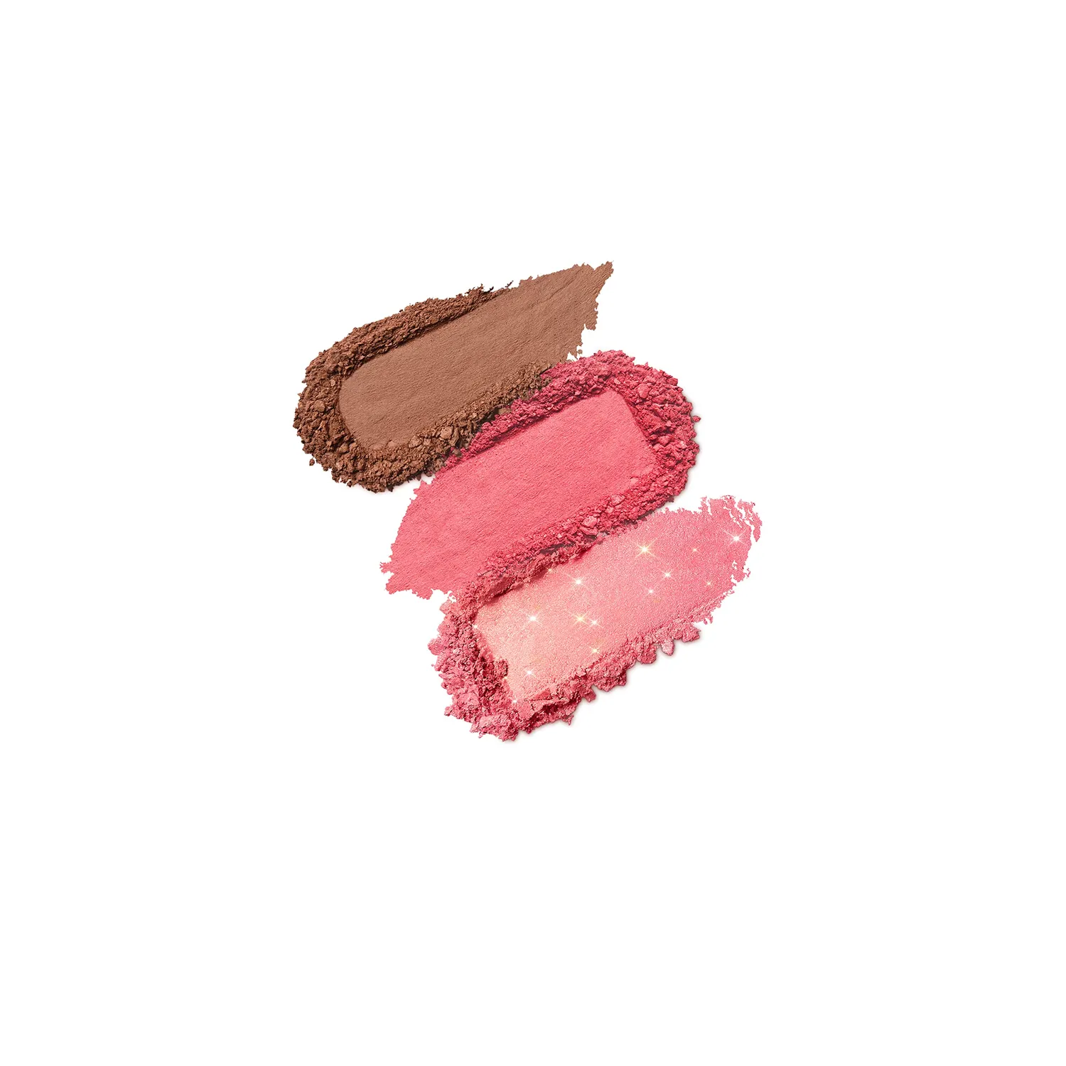 KIKO Multi Finish Trio 03 palette blush bronzer matte