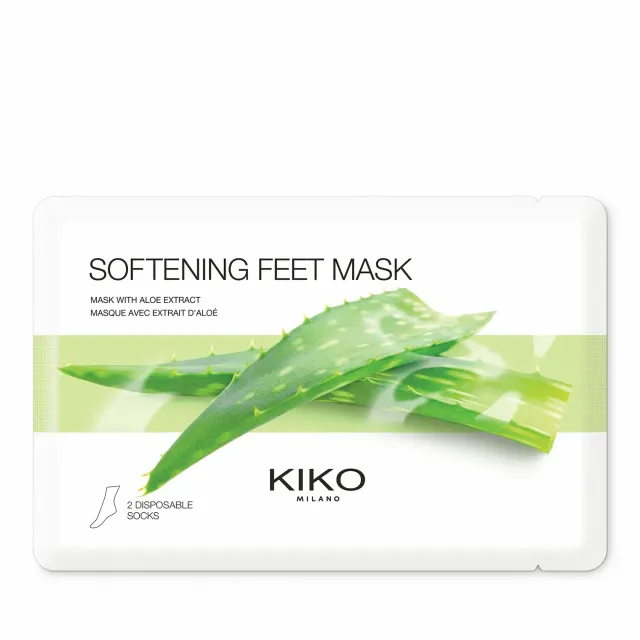 KIKO Softening Feet Mask maschera piedi aloe monouso