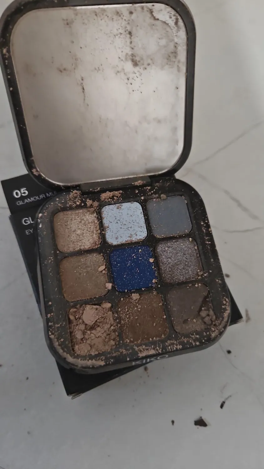 KIKO Glamour Multi Finish 01 palette 9 ombretti