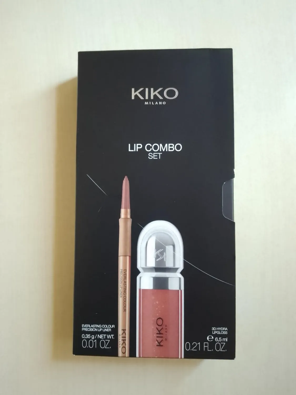 KIKO Lip Combo Set 03 Kit Labbra Gloss e Matita Abbinati