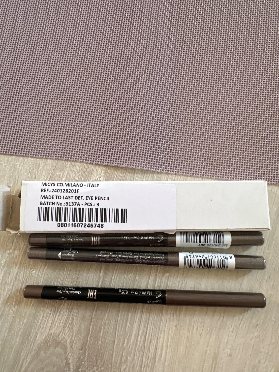 Pupa Made to Last matita occhi waterproof 100 Deep Black 0,35 g