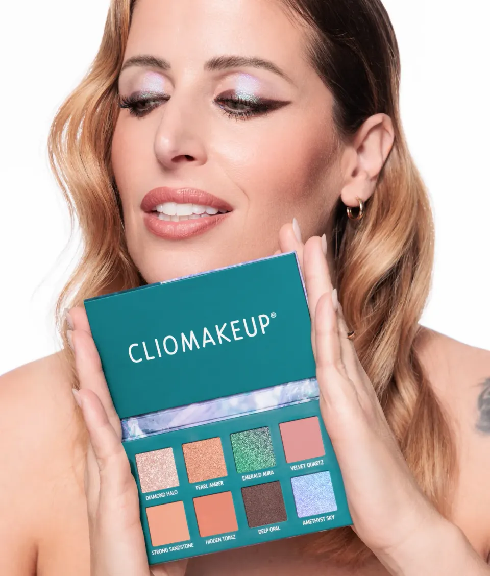 ClioMakeUp Wild Cristal palette occhi 8 colori nude
