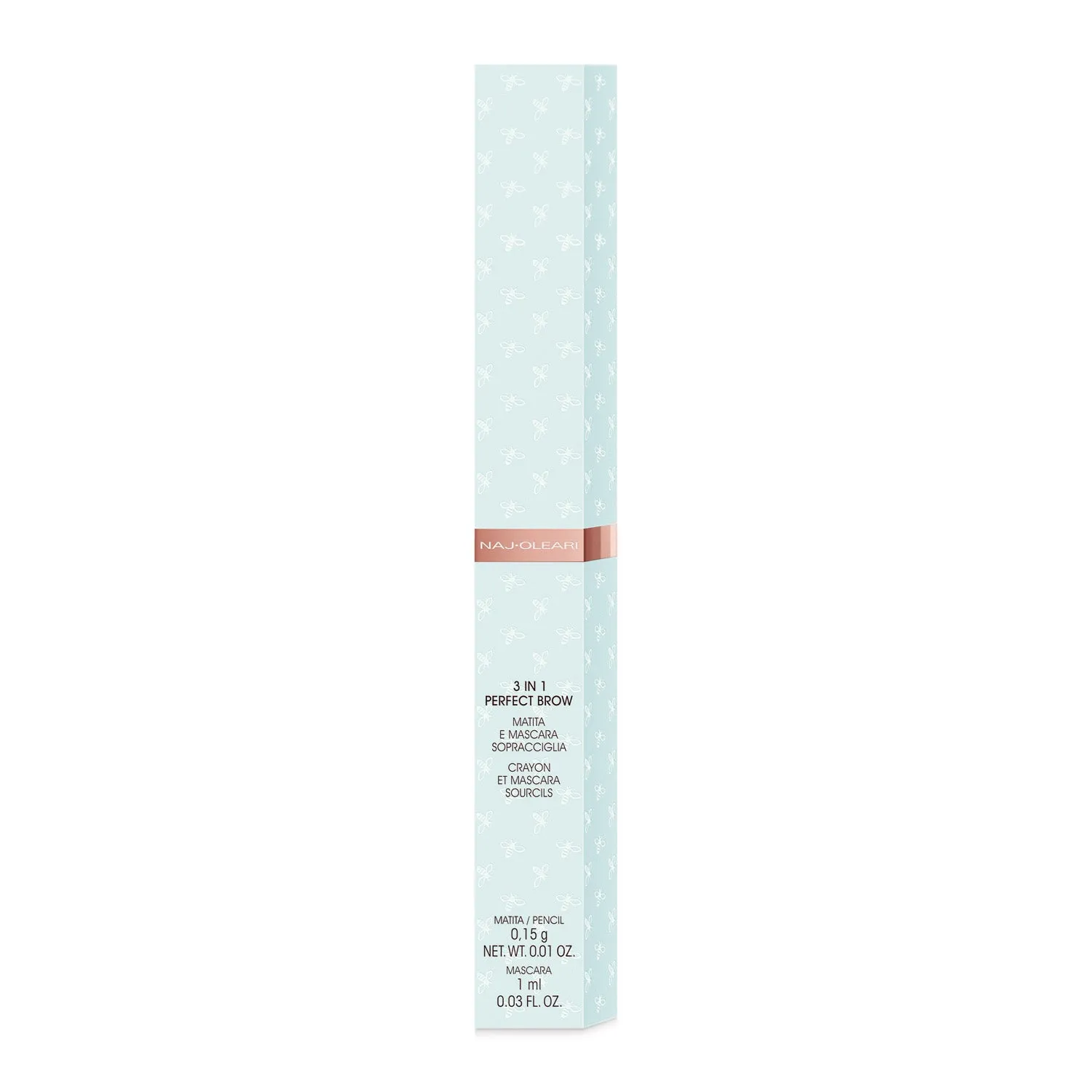 Naj Oleari 3 in 1 Perfect Brow matita sopracciglia 3 step