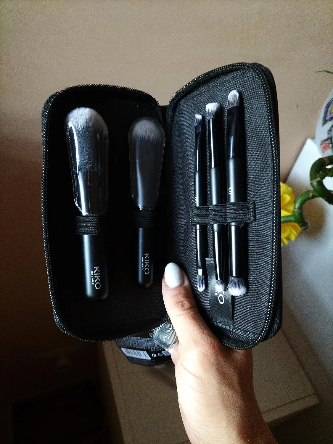 KIKO Travel Brush Set Pochette 5 Pennelli 8 Punte