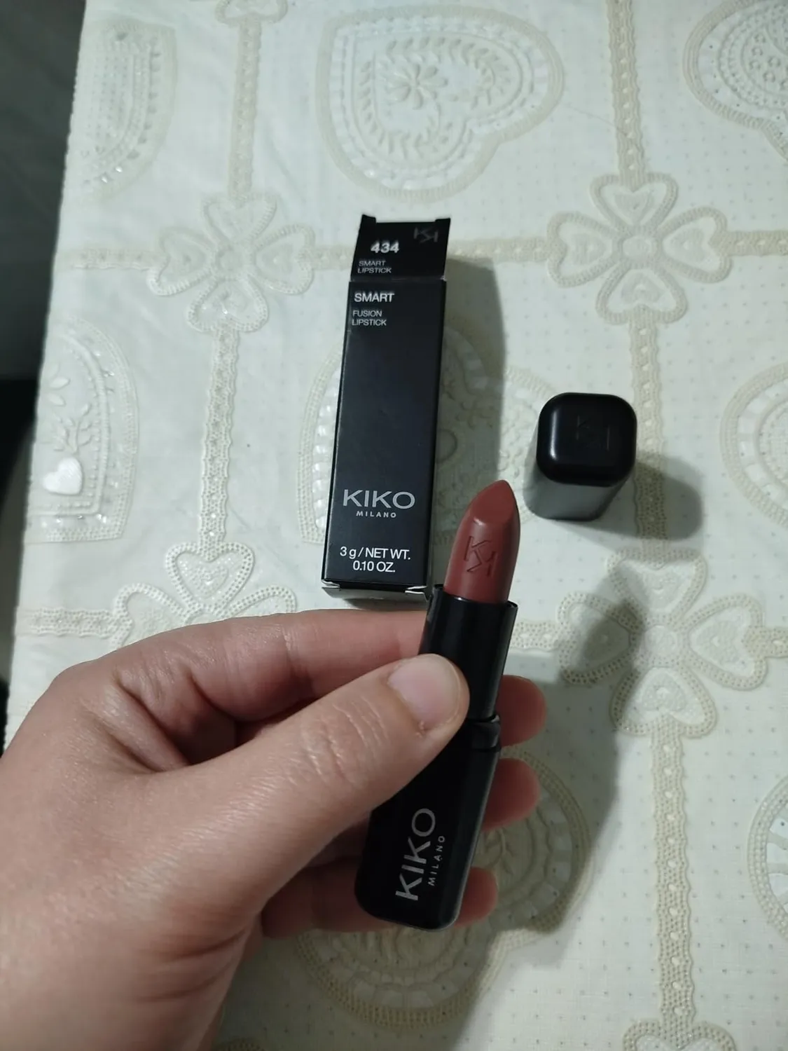 KIKO Smart Fusion Lipstick 402 rossetto peachy nude 3 g luminoso