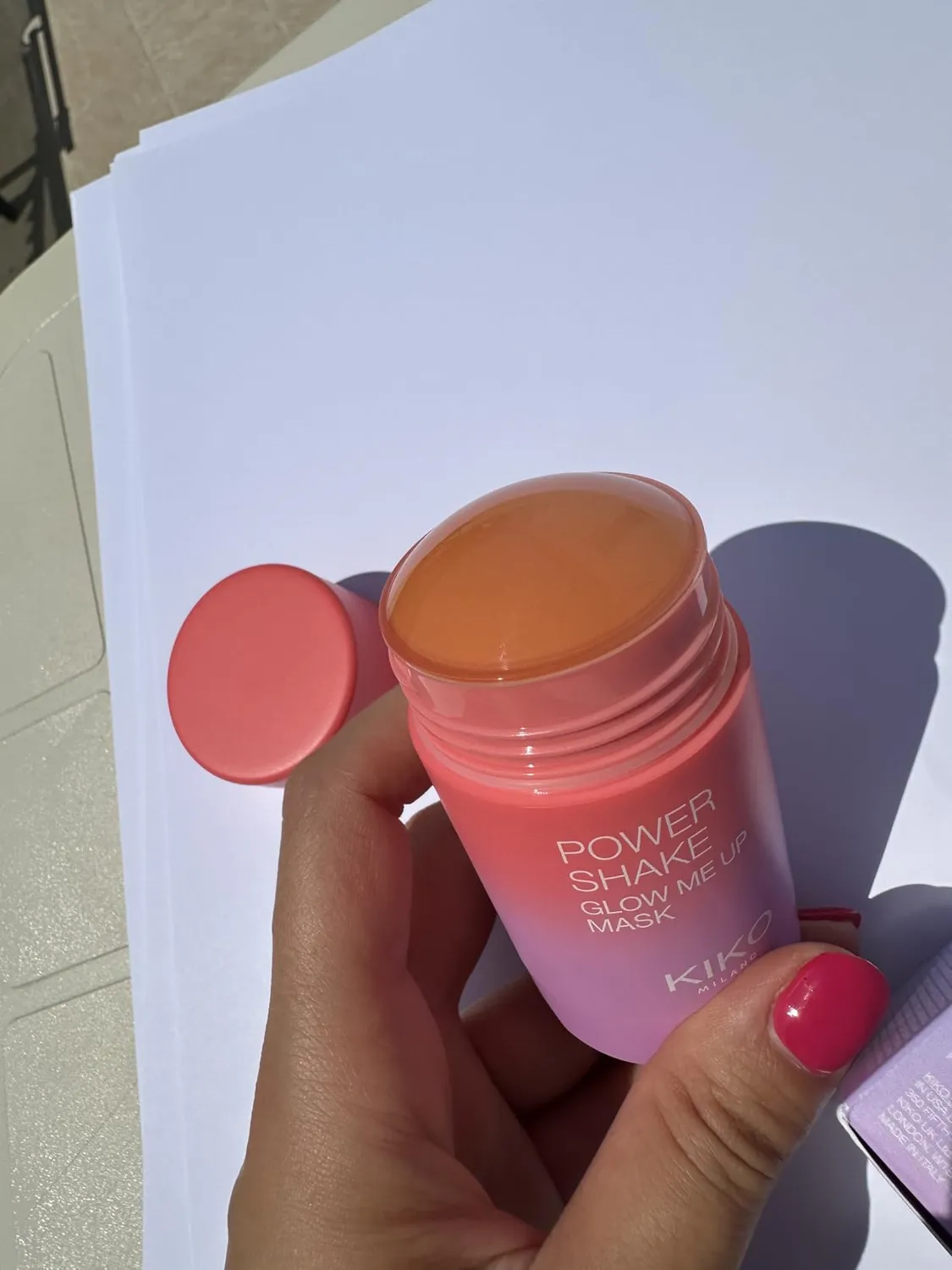 KIKO Power Shake Glow Me Up Mask maschera viso stick luminosa