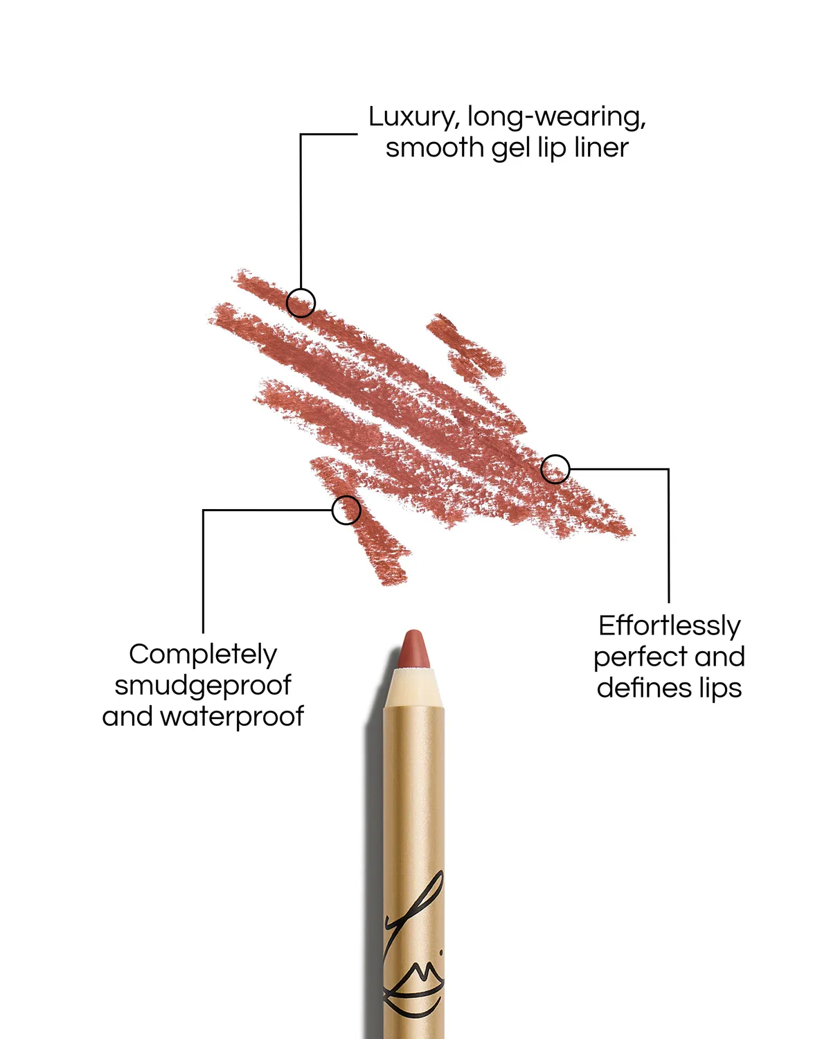 Lisa Eldridge Enhance and Define Matita Labbra Muse gel
