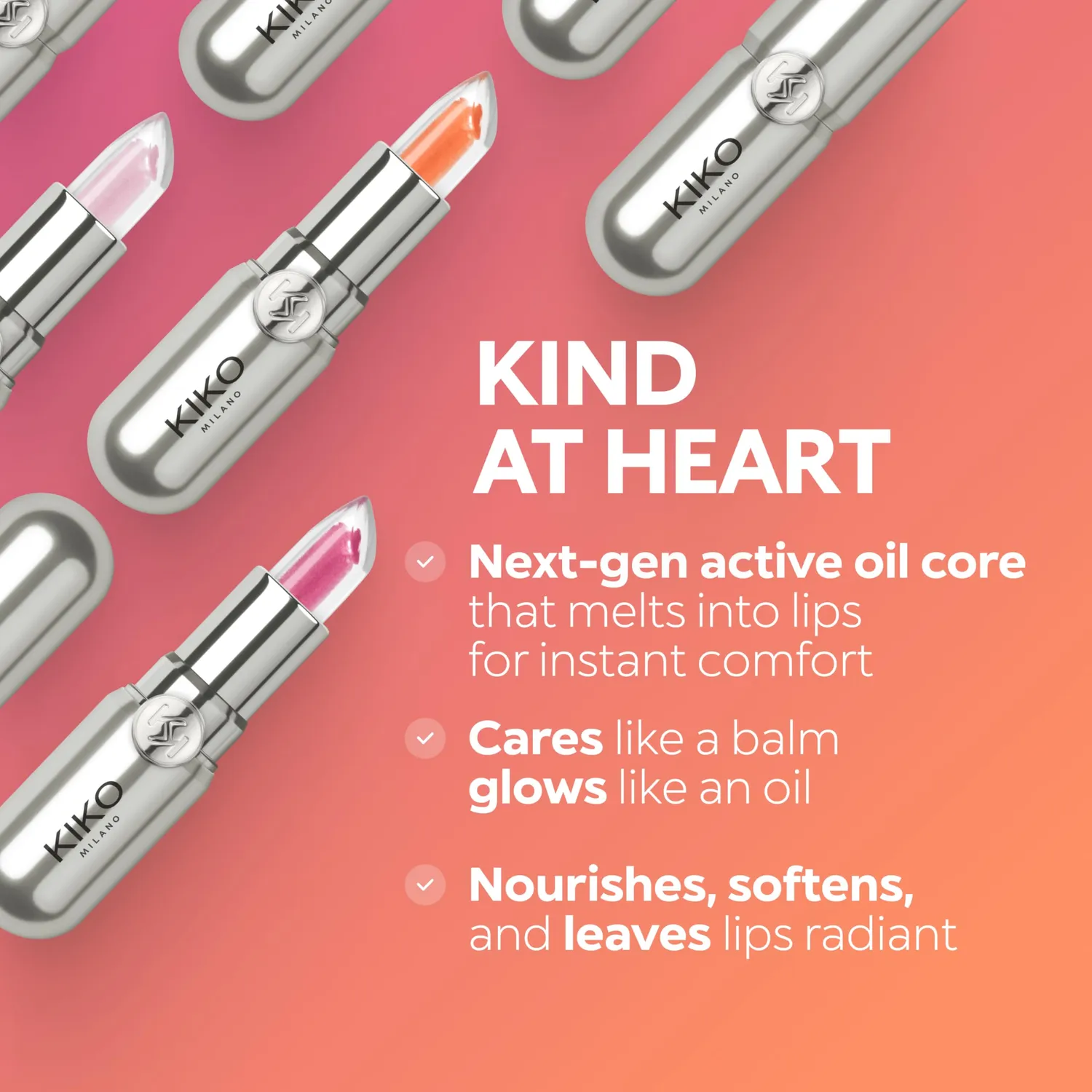 KIKO Milano Secret Oil Core Lip Balm 01 balsamo labbra levigante