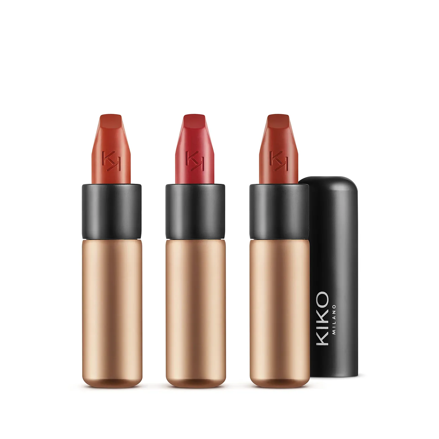 KIKO Unlimited Double Touch Kit Rossetto Liquido 3 Pezzi No Transfer