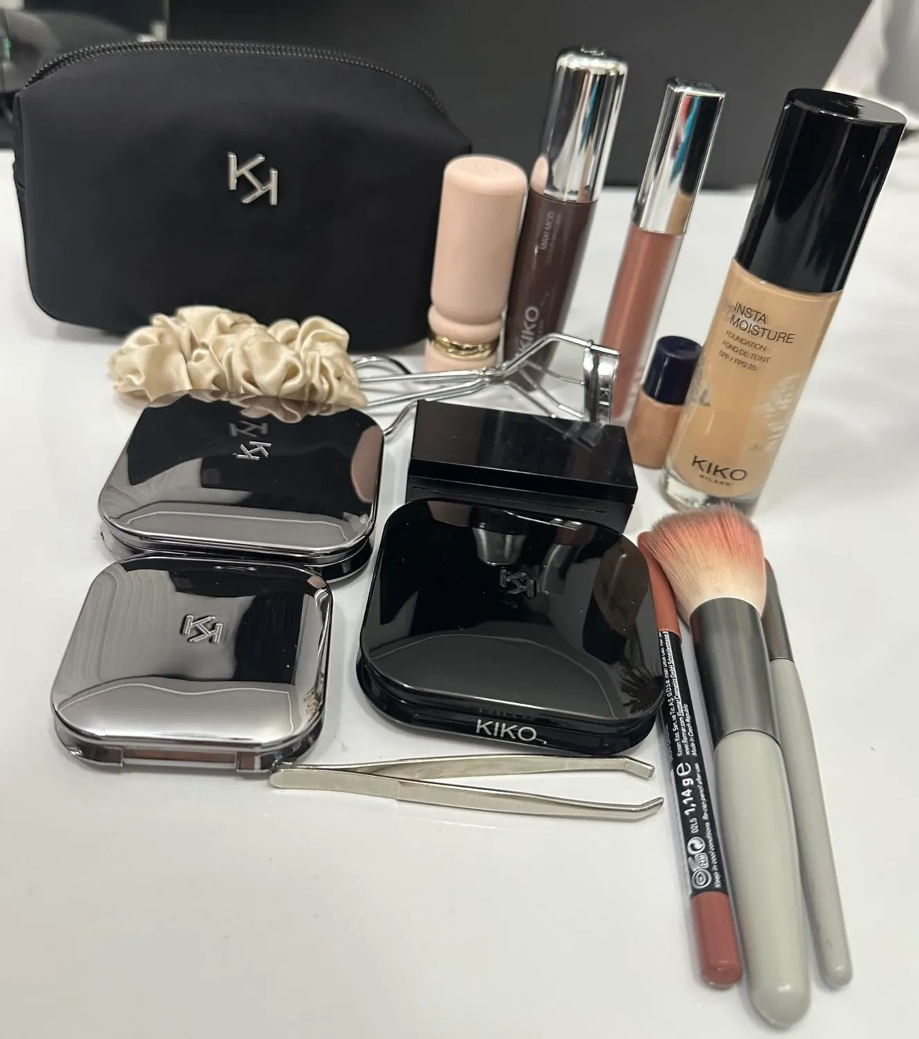 KIKO Milano Beauty Case Big pochette cosmetici grande nylon nero