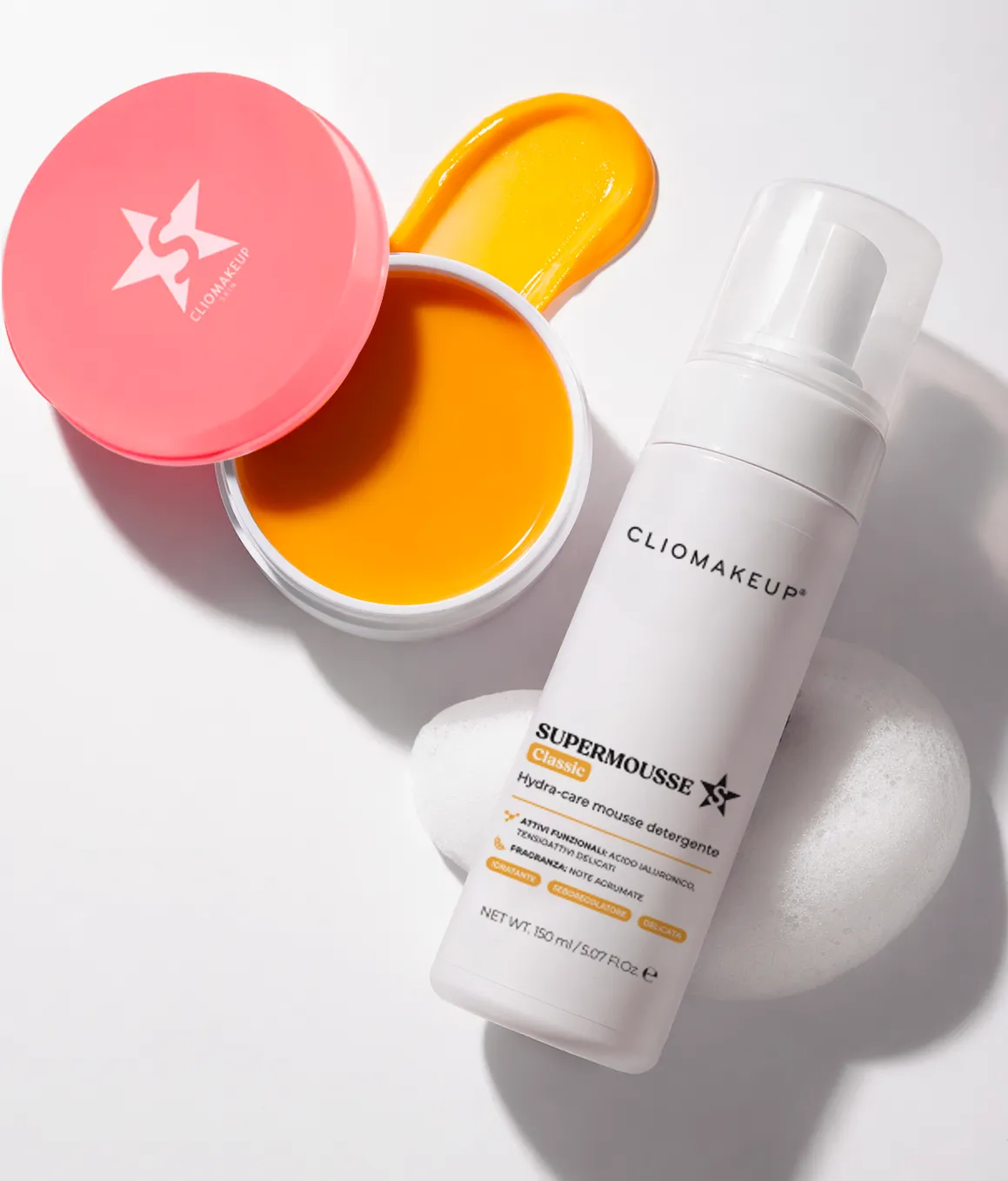 ClioMakeUp Kit Doppia Detersione Orange Flower 3 pezzi