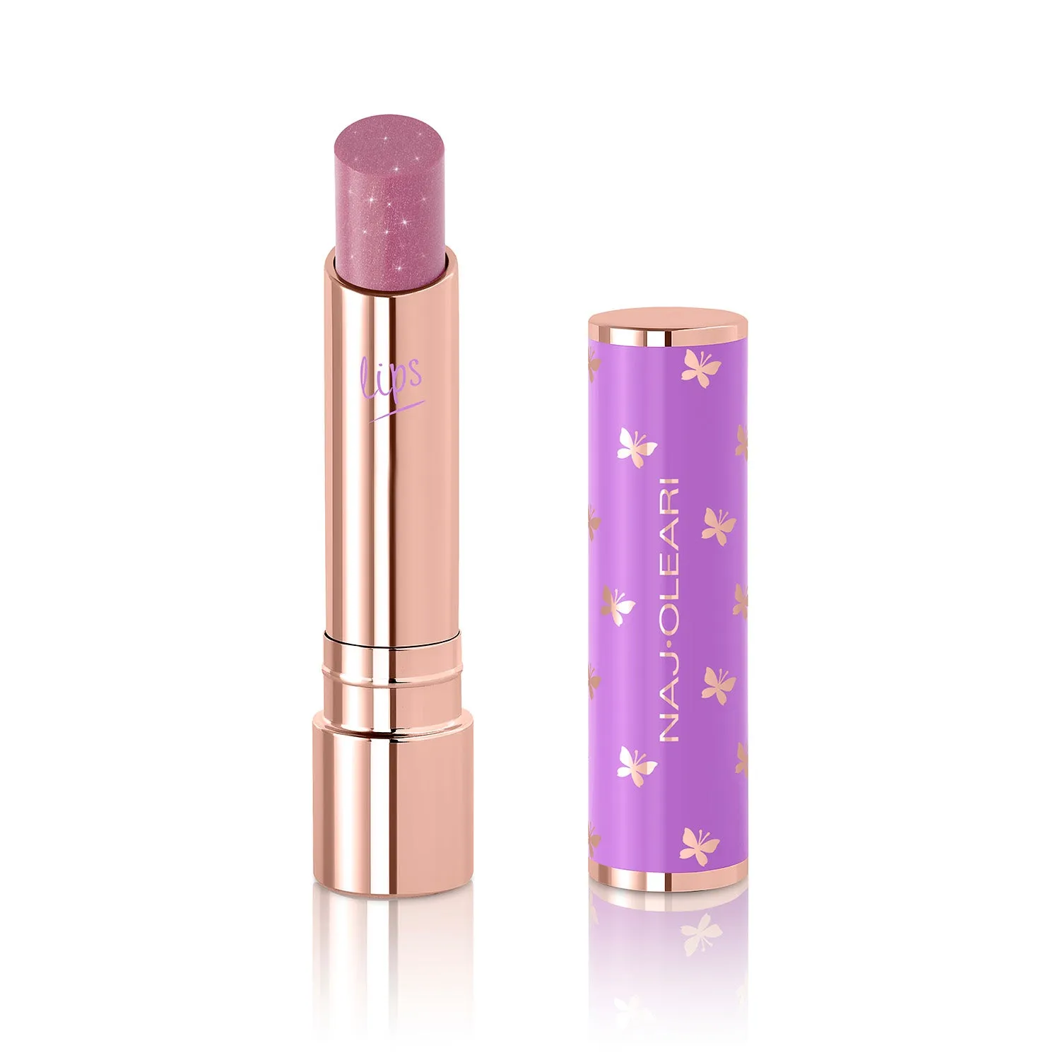 Naj Oleari Shine on Lips Plumping Stylo 01 Pearly Nude Gloss
