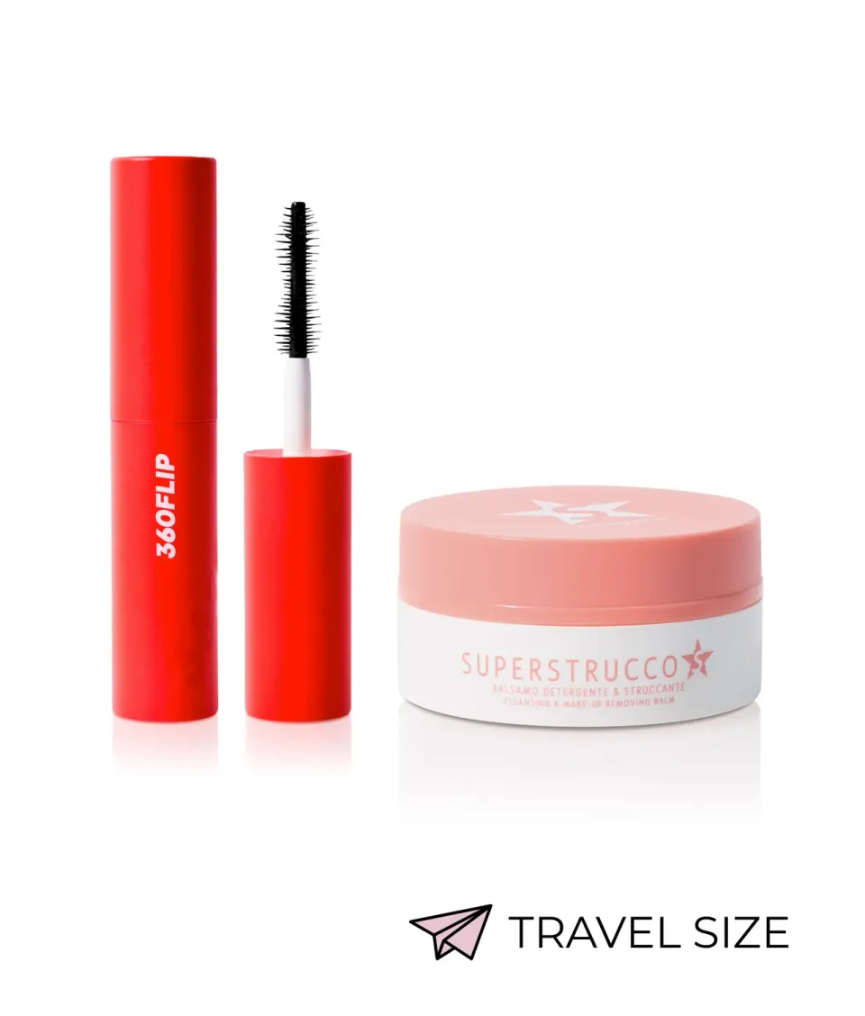 ClioMakeUp Travel Kit Essentials kit viaggio mascara + struccante