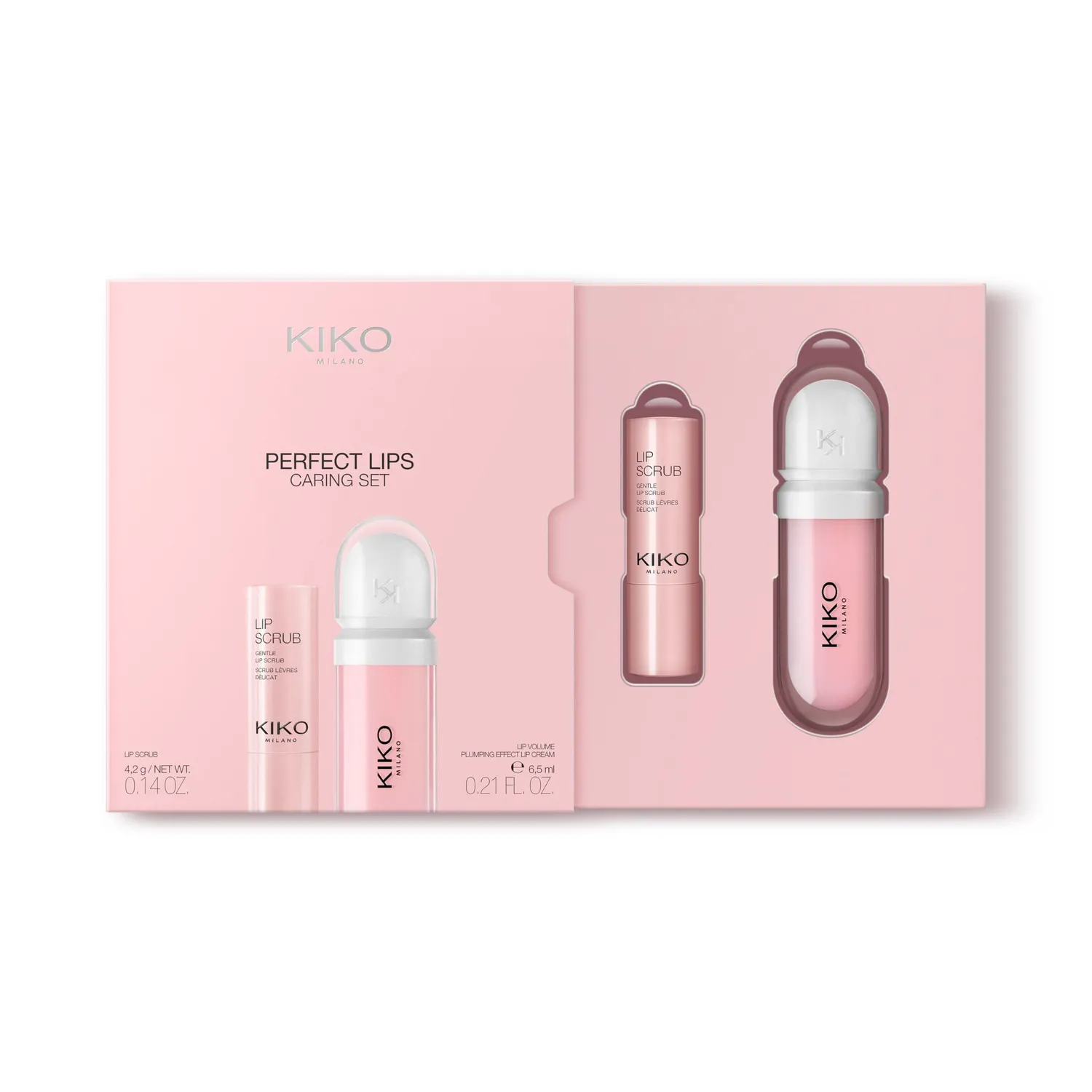 KIKO Milano Perfect Lips Caring Set kit labbra scrub+crema