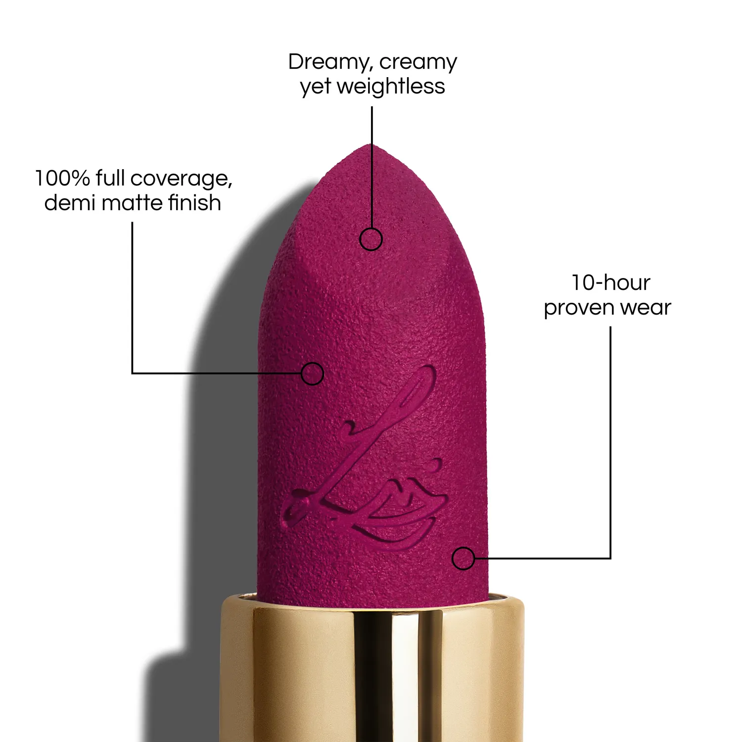 Lisa Eldridge Insanely Saturated New Wave rossetto magenta