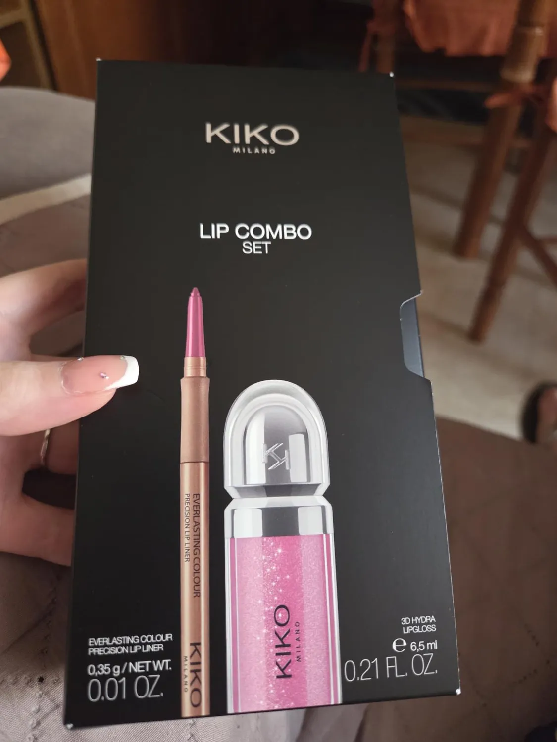 KIKO Lip Combo Set 02 Gloss e Matita Labbra Volume