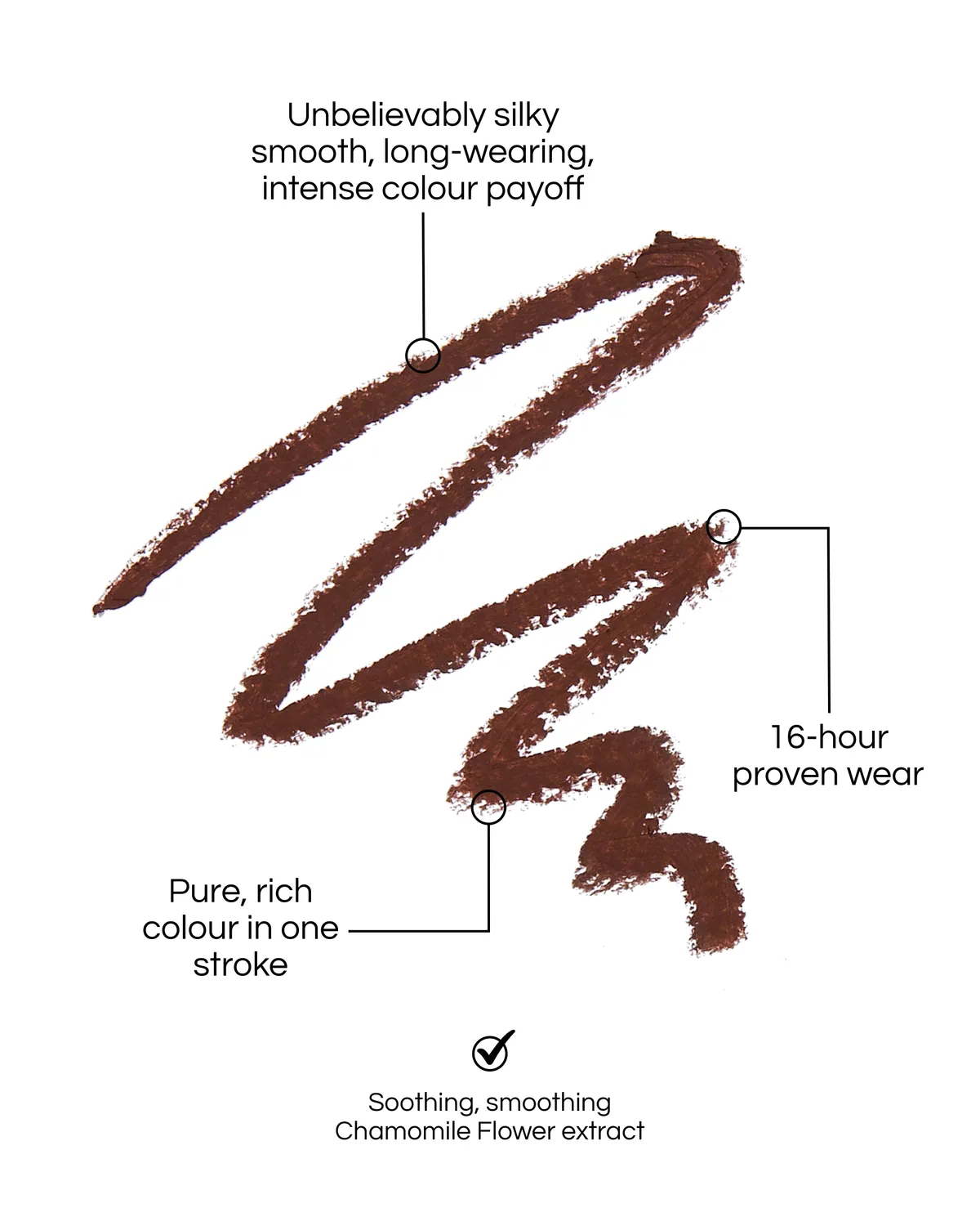 Lisa Eldridge Seamless Glide Burnt Umber matita occhi waterproof