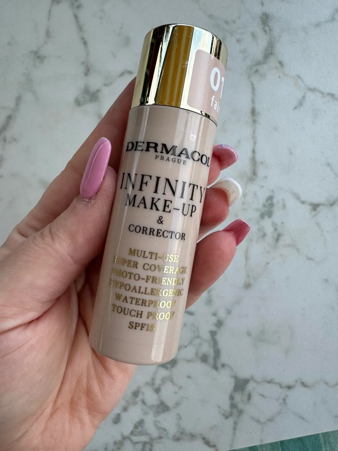 Dermacol Invisible cipria fissante trasparente 13 g no.1 opaca