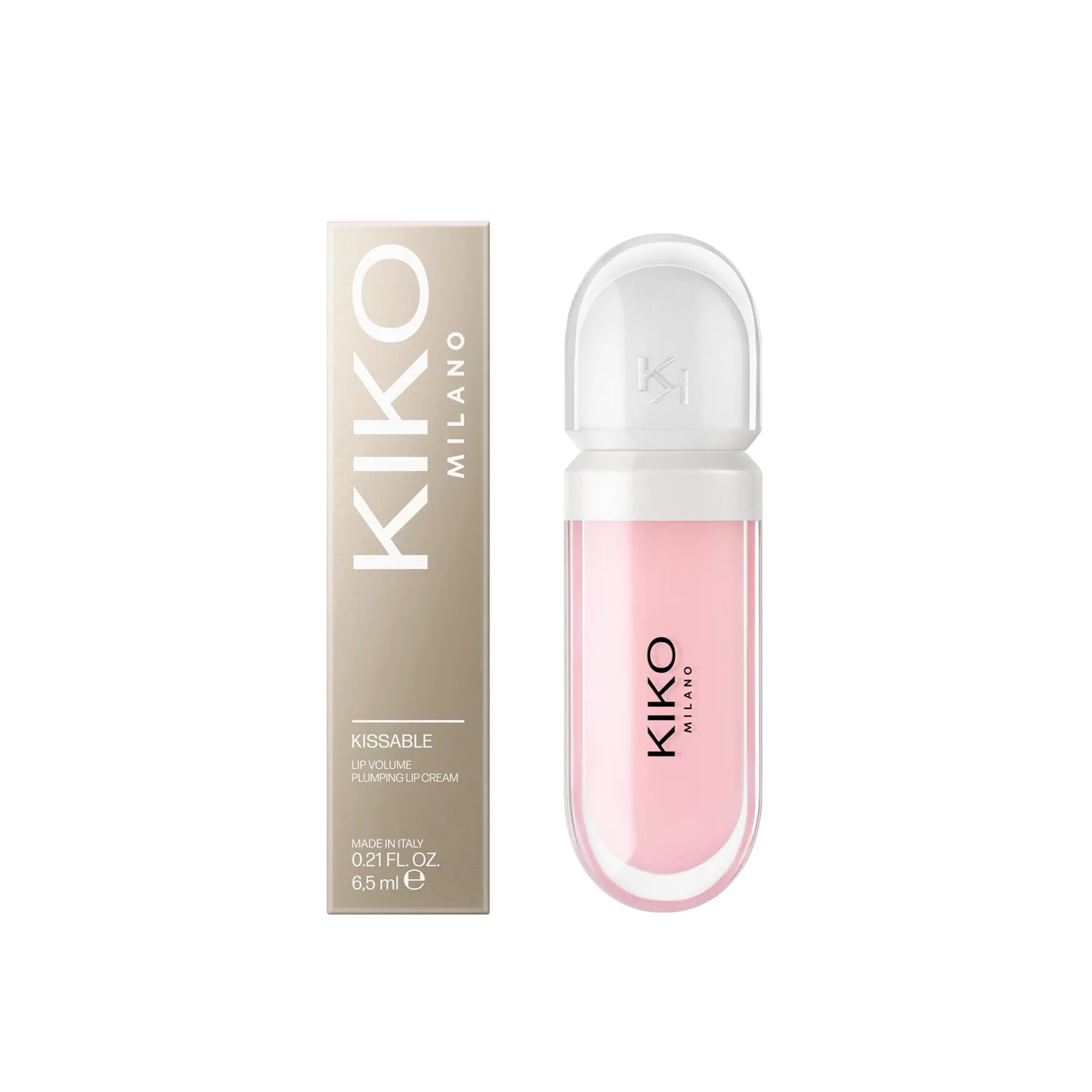 KIKO Kissable Lip Volume Crema Labbra 01 Tutu Rose