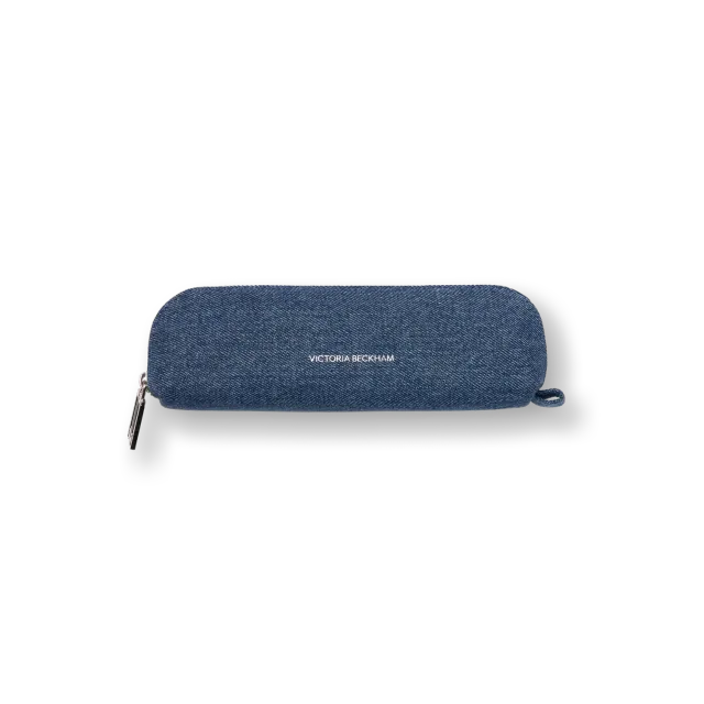 Victoria Beckham Denim Pencil Case astuccio matite denim