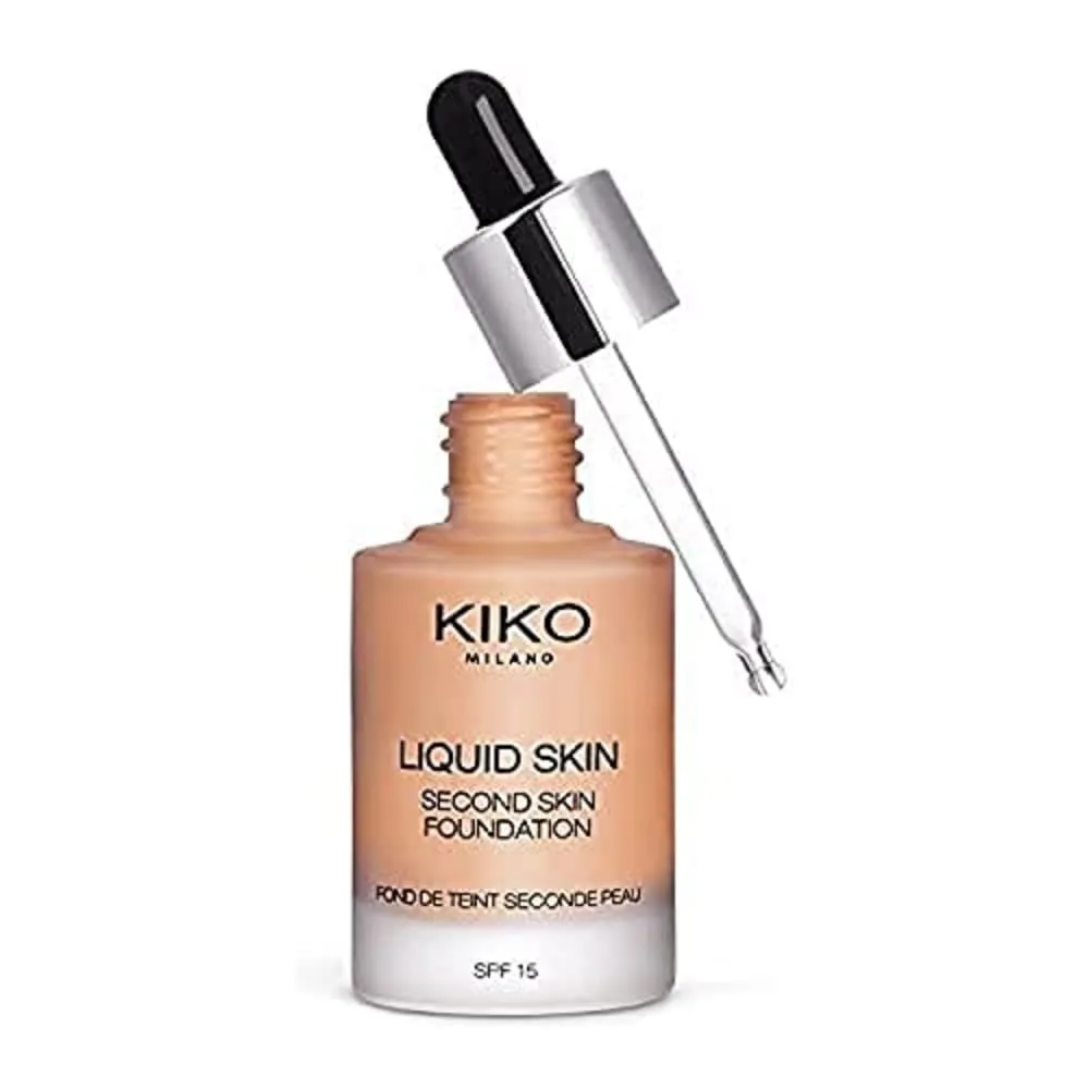 KIKO Liquid Skin Second Skin fondotinta Neutral Gold 100