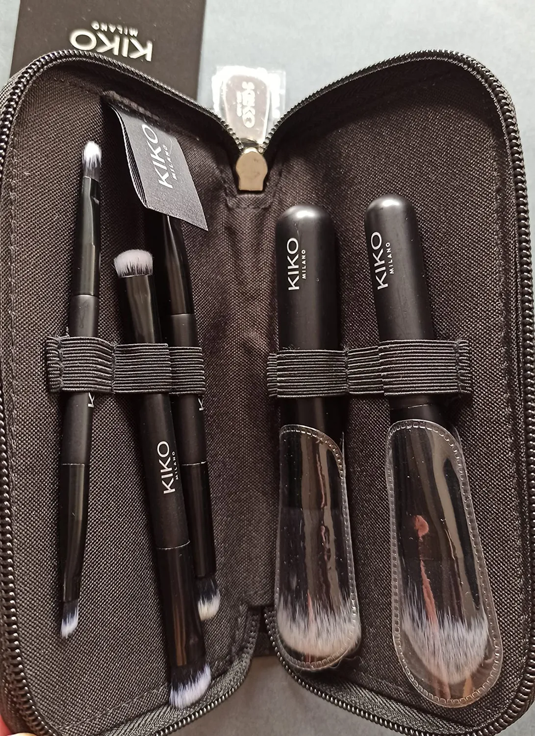 KIKO Travel Brush Set Pochette 5 Pennelli 8 Punte