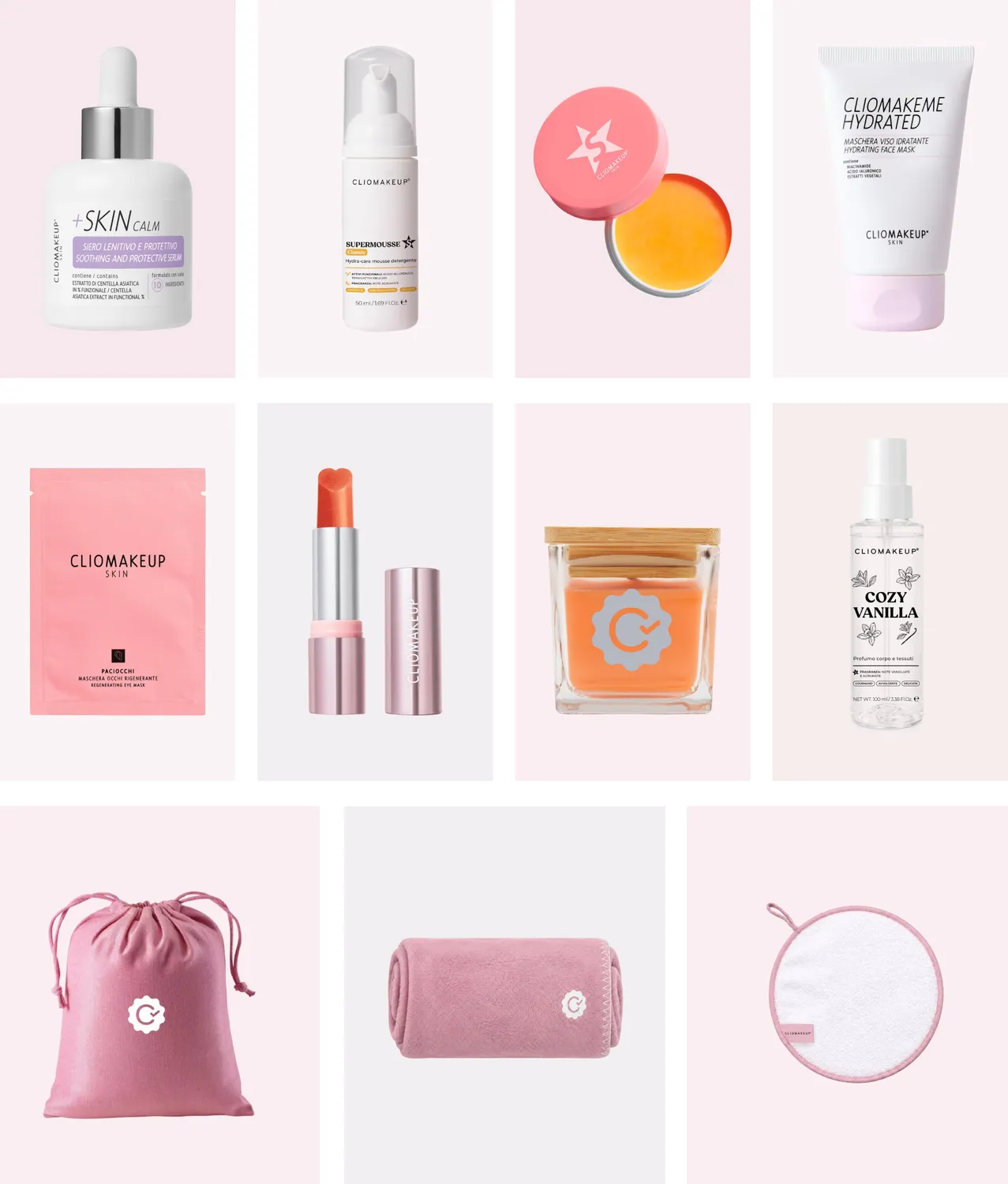 ClioMakeUp Cozy Beauty Box kit viso 13 pezzi limitata