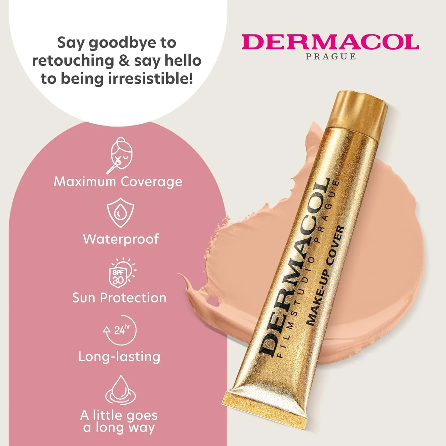 Dermacol Makeup Cover 208 fondotinta coprente opaco SPF30