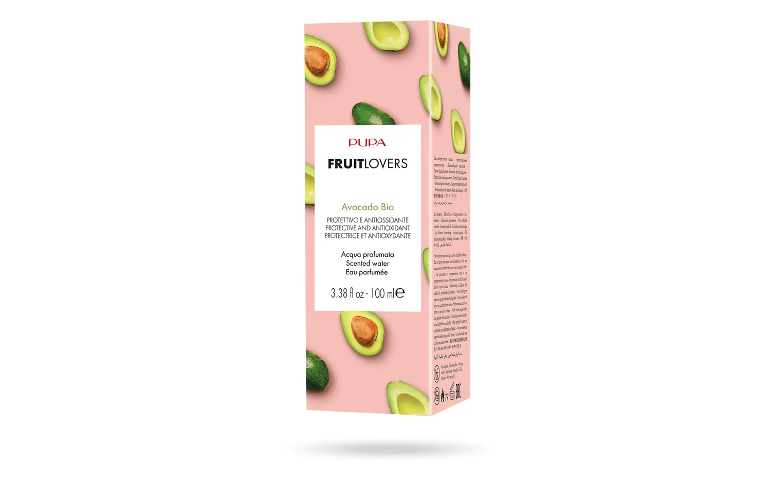 Pupa Fruit Lovers Avocado Bio acqua profumata 100ml protettiva
