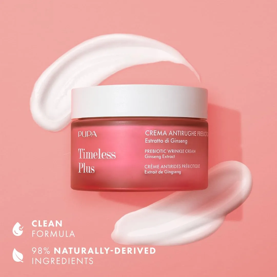 Pupa Timeless Plus crema viso antirughe 50 ml prebiotica