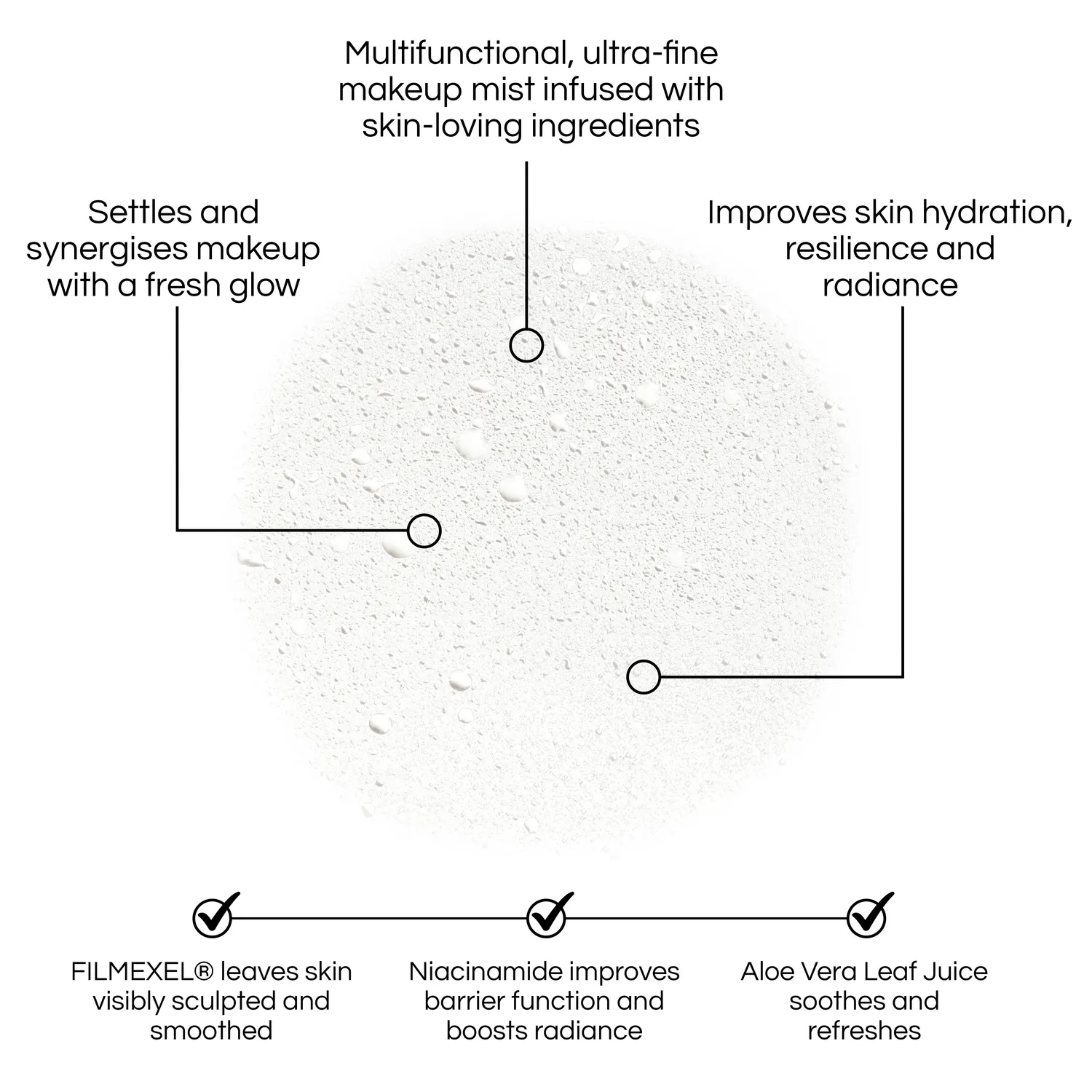 Lisa Eldridge Enhancing Mist spray viso idratante glow