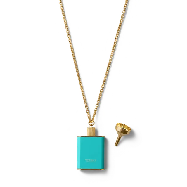 Victoria Beckham Beauty Portofino 97 collana portaprofumo oro