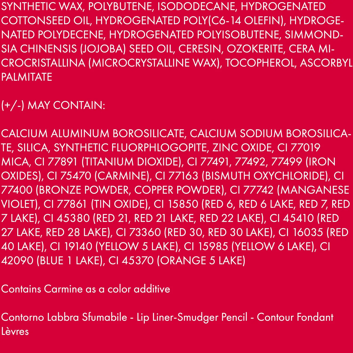 Pupa True Lips 031 Coral matita labbra contorno intenso