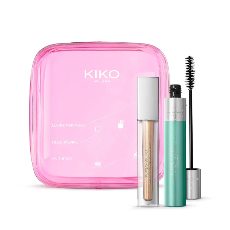 KIKO Milano Energy Shake Kit Mascara + Ombretto Liquido 01