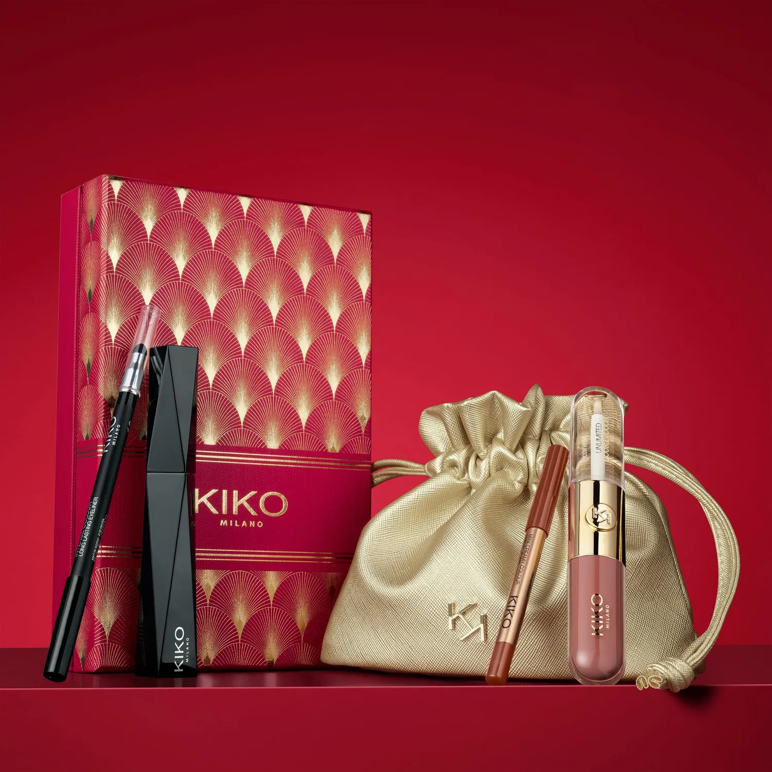 KIKO Twist 'N Twinkle Hit The Sparkle rossetto metal portarossetto
