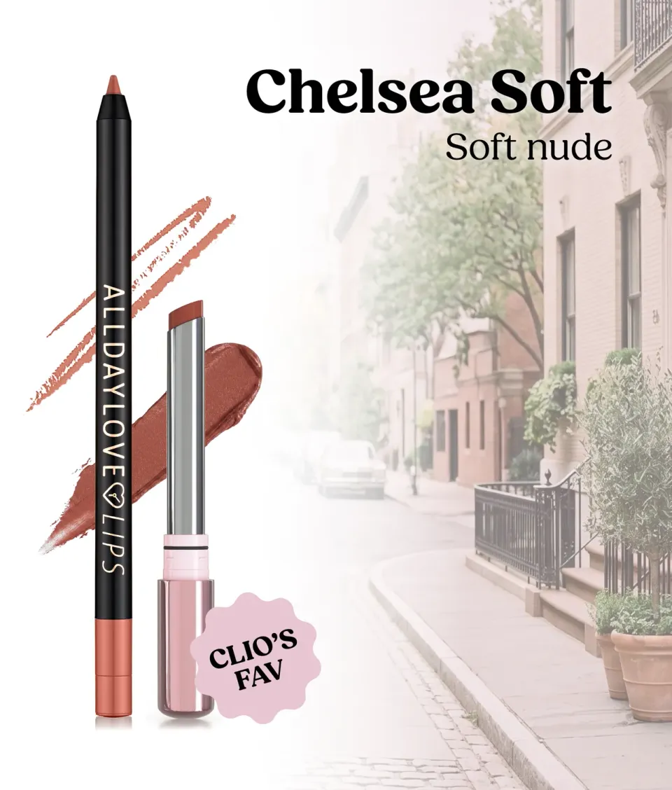 ClioMakeUp Combo Labbra 4 Chelsea Soft kit labbra nude