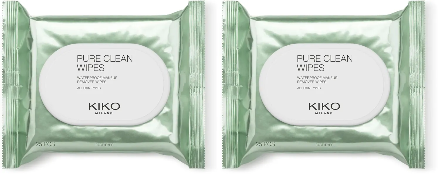 KIKO Pure Clean salviette struccanti viso 25 pezzi idratanti