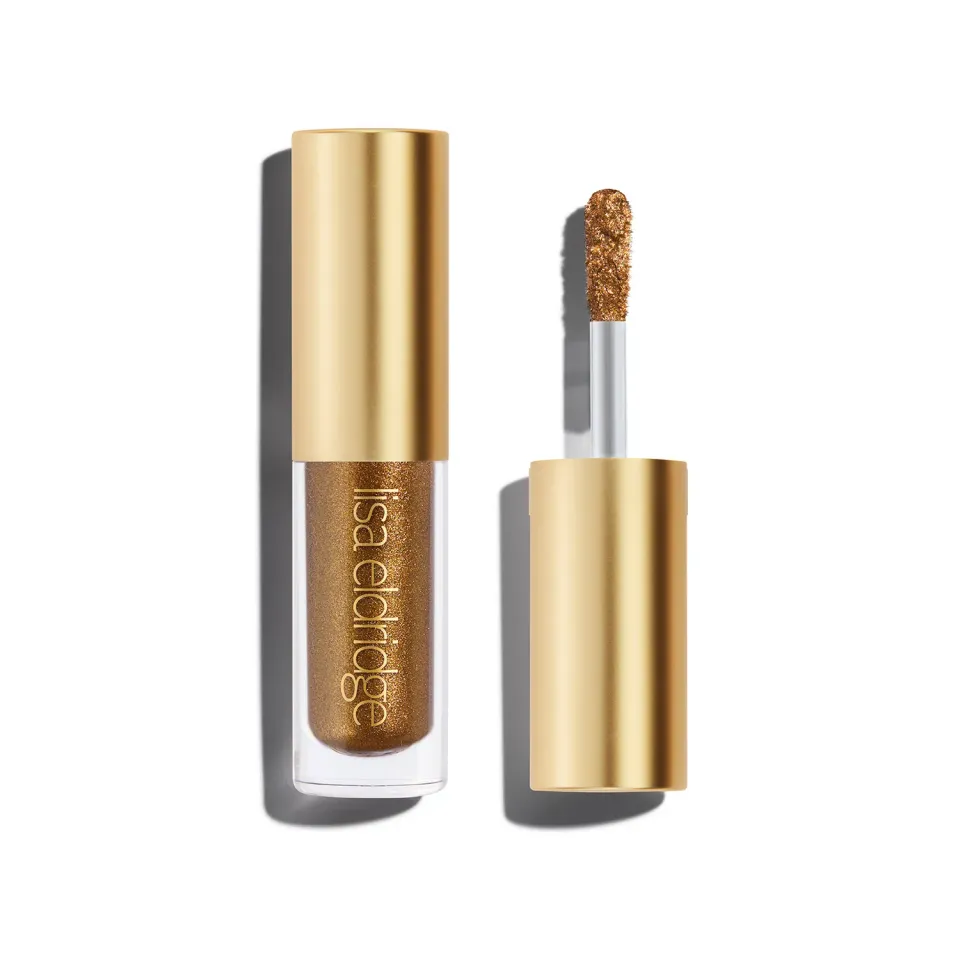 Lisa Eldridge Liquid Lurex Ombretto Liquido Titania Oro Antico
