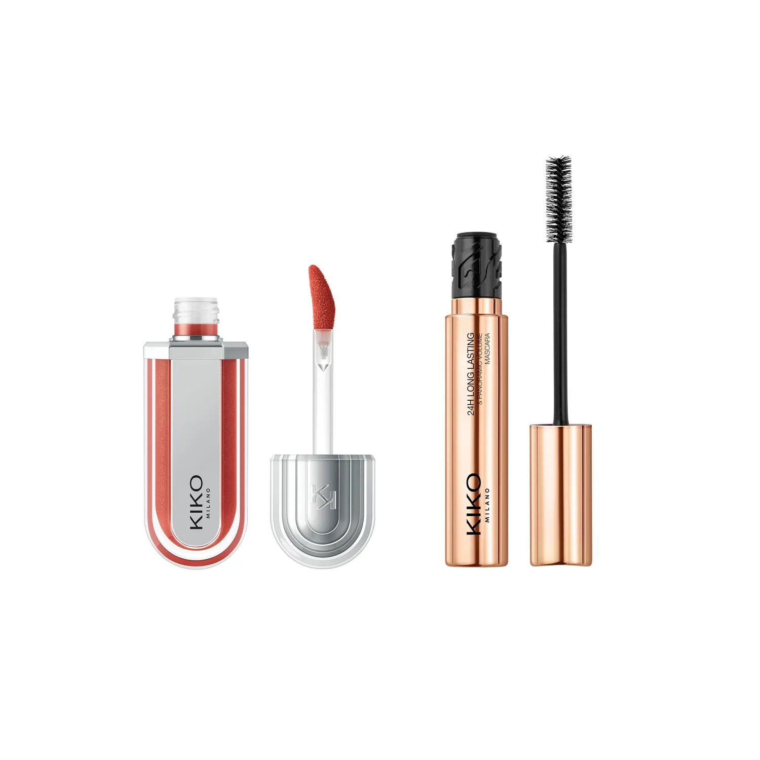 KIKO Twist 'N Twinkle To The Max duo gloss mascara 24h 2 pezzi
