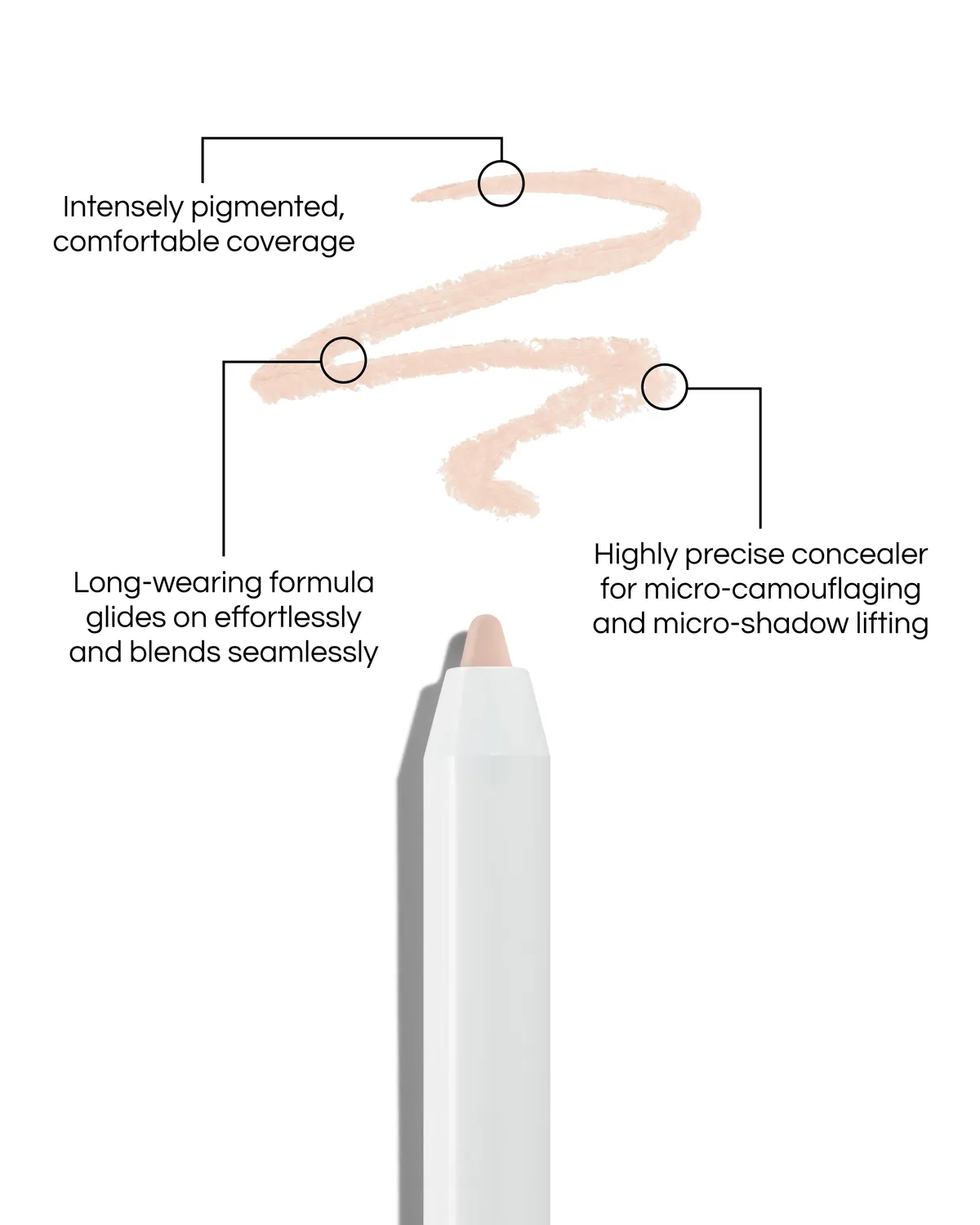 Lisa Eldridge Pinpoint Concealer Shade 1 matita correttore waterproof
