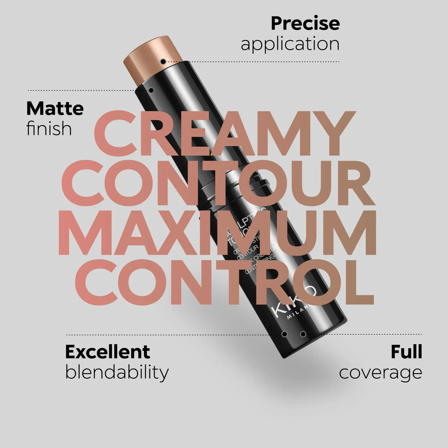 KIKO Sculpting Touch Creamy Stick Contour 201 stick viso mat 201