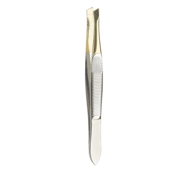 Miss W Pro Pinzetta Obliqua Semi-Dorata Precisione