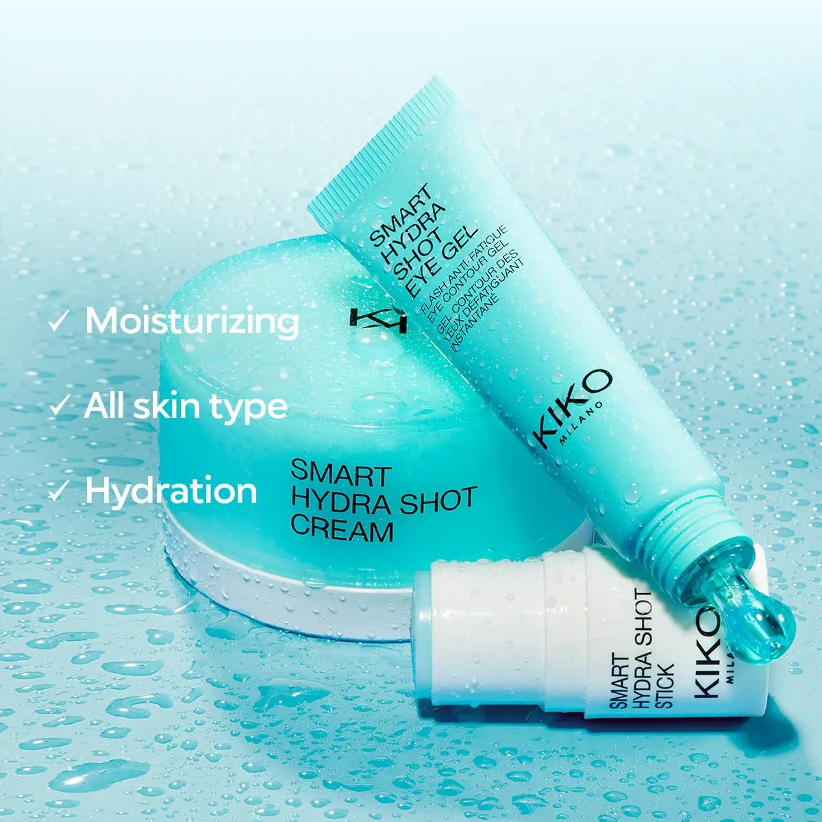 KIKO Smart Hydrashot Stick Viso e Occhi Idratante