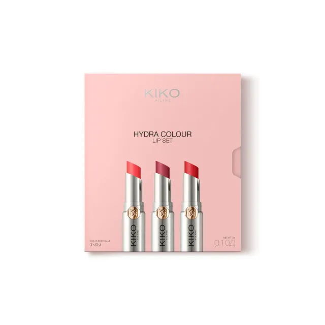 KIKO Hydra Colour Lip Set 01 kit 3 balsami labbra idratanti