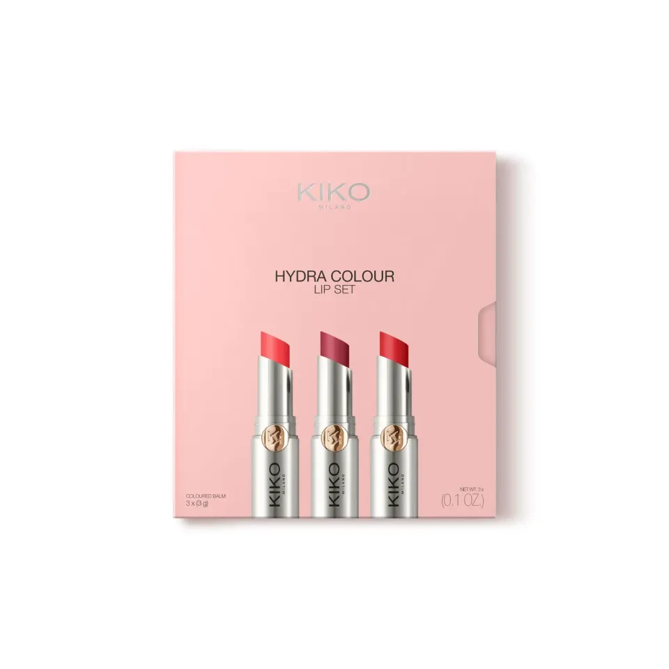 KIKO Hydra Colour Lip Set 01 kit 3 balsami labbra idratanti