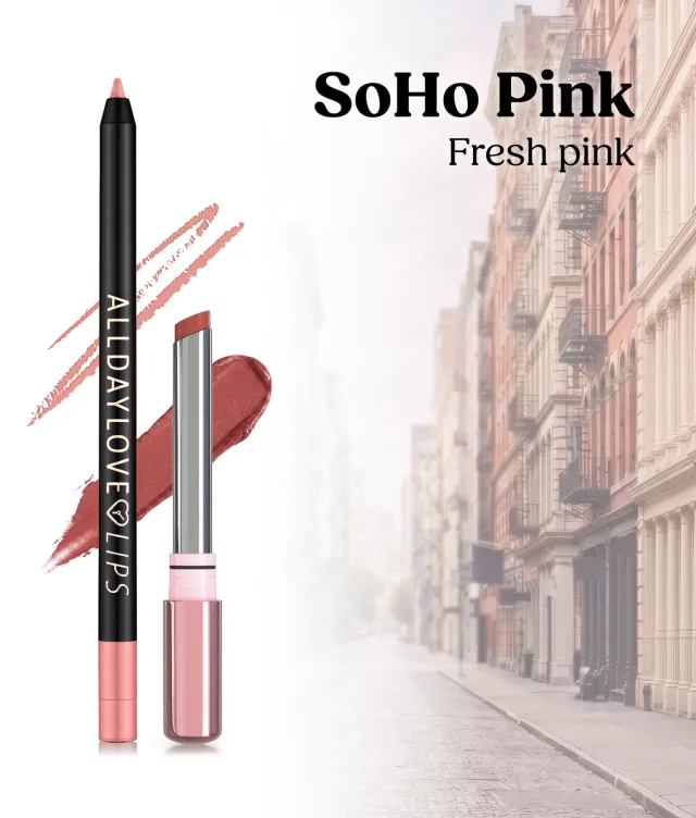 ClioMakeUp Combo Labbra 1 SoHo Pink Kit Rosa Chiaro
