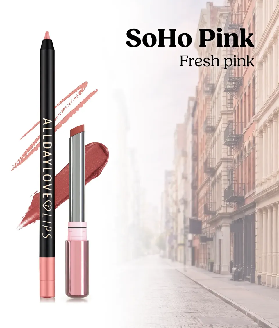 ClioMakeUp Combo Labbra 1 SoHo Pink Kit Rosa Chiaro